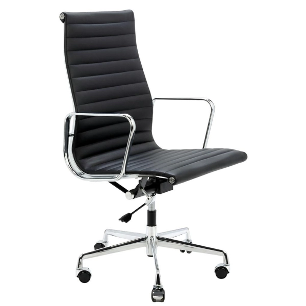 Fotel biurowy AERON PRESTIGE PLUS chrom  - skóra naturalna, aluminium